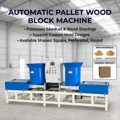 Comprar Línea de producción de bloques de paletas de madera prensada con aserrín online manufacture