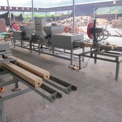 Comprar Cadena de producción de madera de los pies de la plataforma máquina de extrudado del bloque del serrín online manufacture